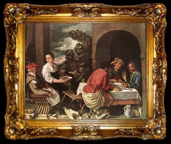 framed  ORRENTE, Pedro The Supper at Emmaus ag, ta009-2